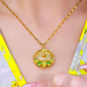 Korean gold plated necklace